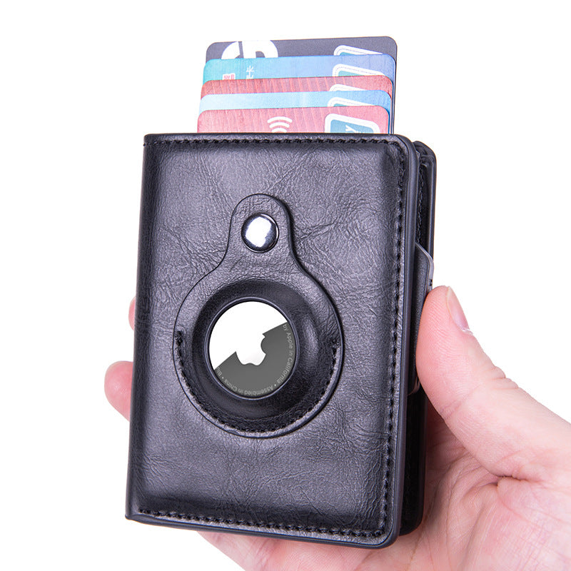 RFID Men's wallet with air tag pouch