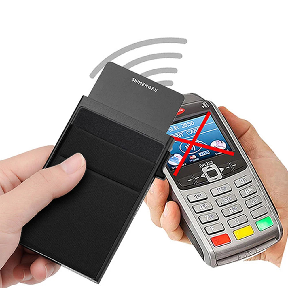 Antitheft Men Card Holder