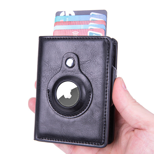 RFID Men's wallet with air tag pouch